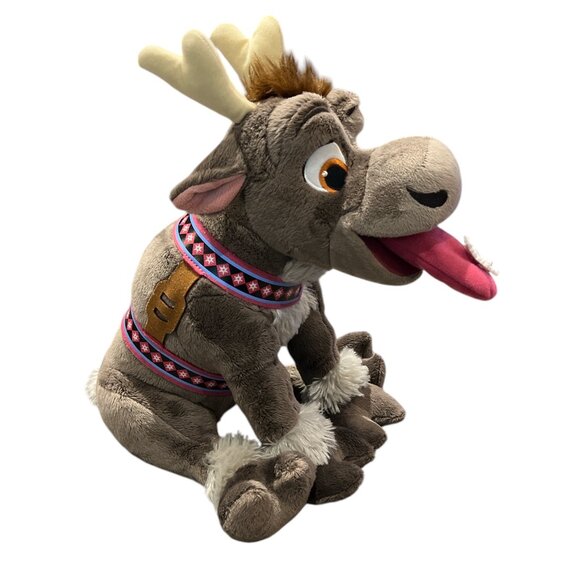 DISNEY Plush Sven Reindeer Frozen Anna Elsa Kristoff Snowflake - Picture 5 of 10